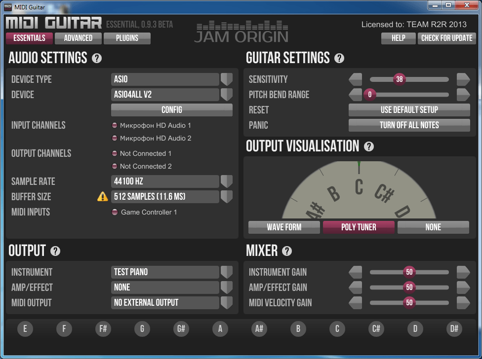 live guitar audio to midi vst live guitar audio to midi vst