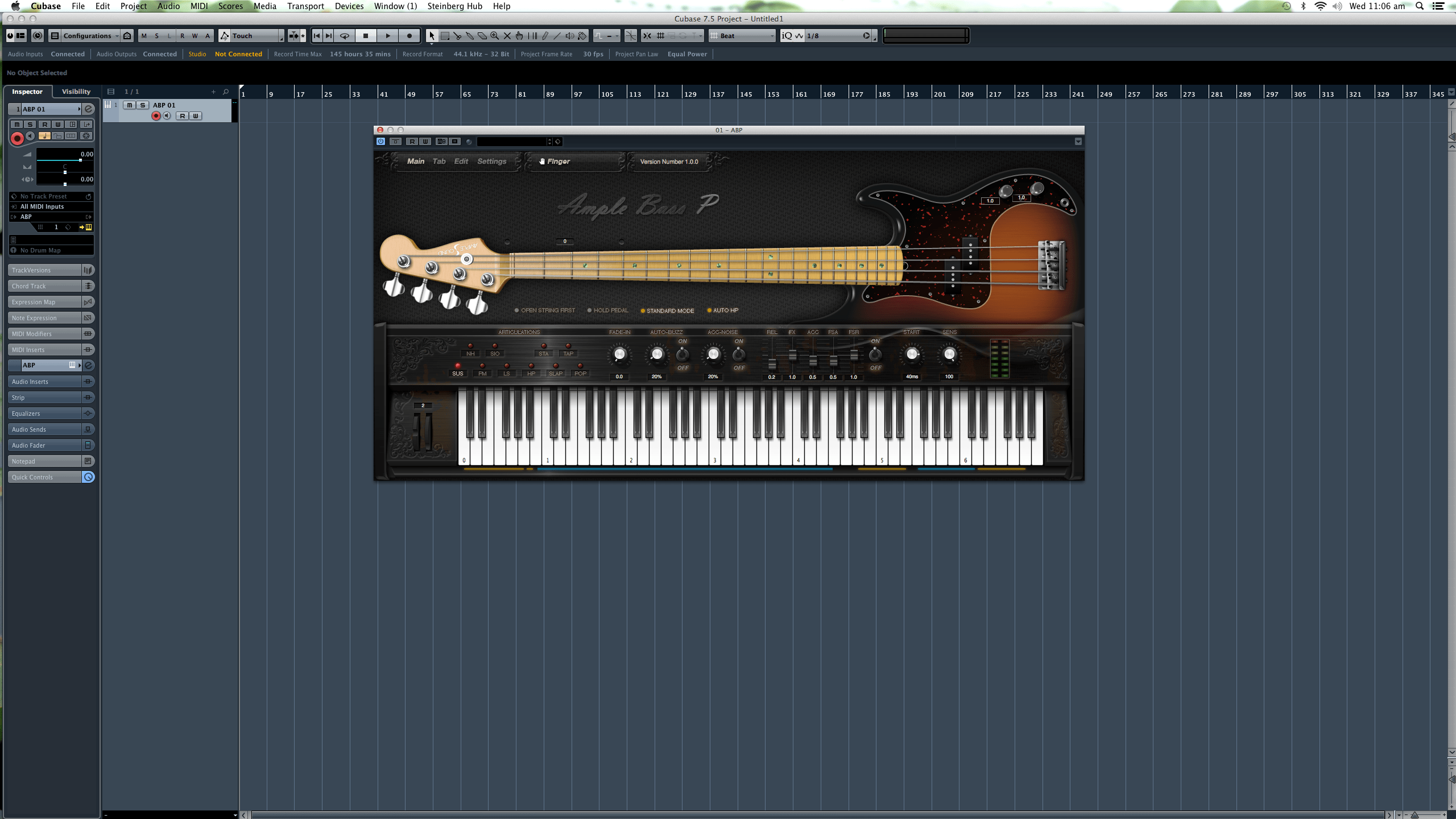 Ample Sound ABP 1.0.0 (APP/AU/VST/RTAS/AAX) [MacOSX]