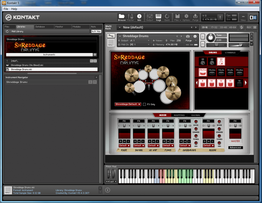 shreddage kontakt player