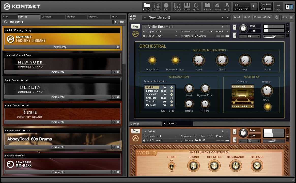 where is kontakt factory library