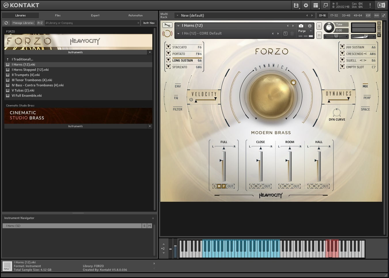 Heavyocity FORZO Modern Brass (KONTAKT)