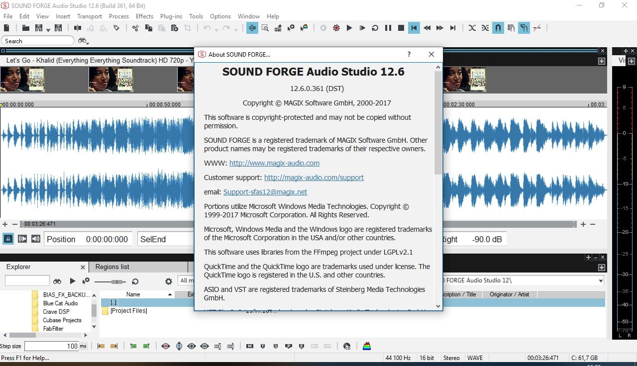 MAGIX Sound Forge Audio Studio Pro 17.0.2.109 instal the new for mac