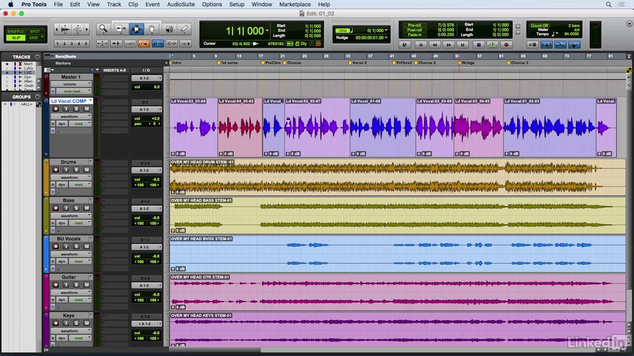pro tools 12.6 how to mix instrument track to audio track