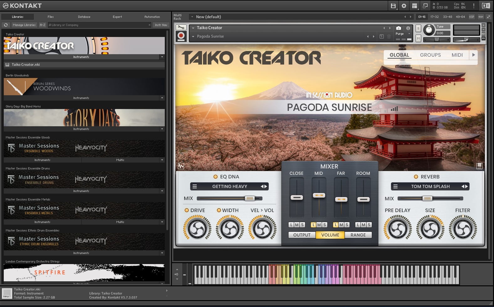 how to add library to kontakt 5.7