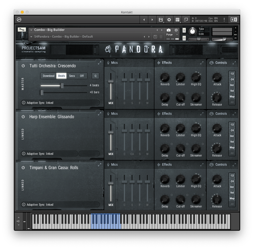 ProjectSAM - Symphobia 4 Pandora v1.0.7 (KONTAKT, Update Only 